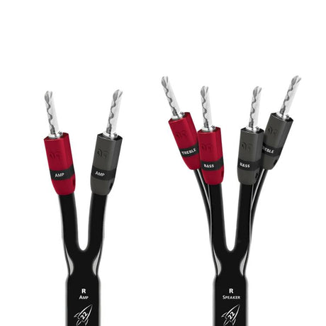 Speaker cables with connectors