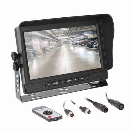 AHD 10" 2-ių kamerų LCD monitorius