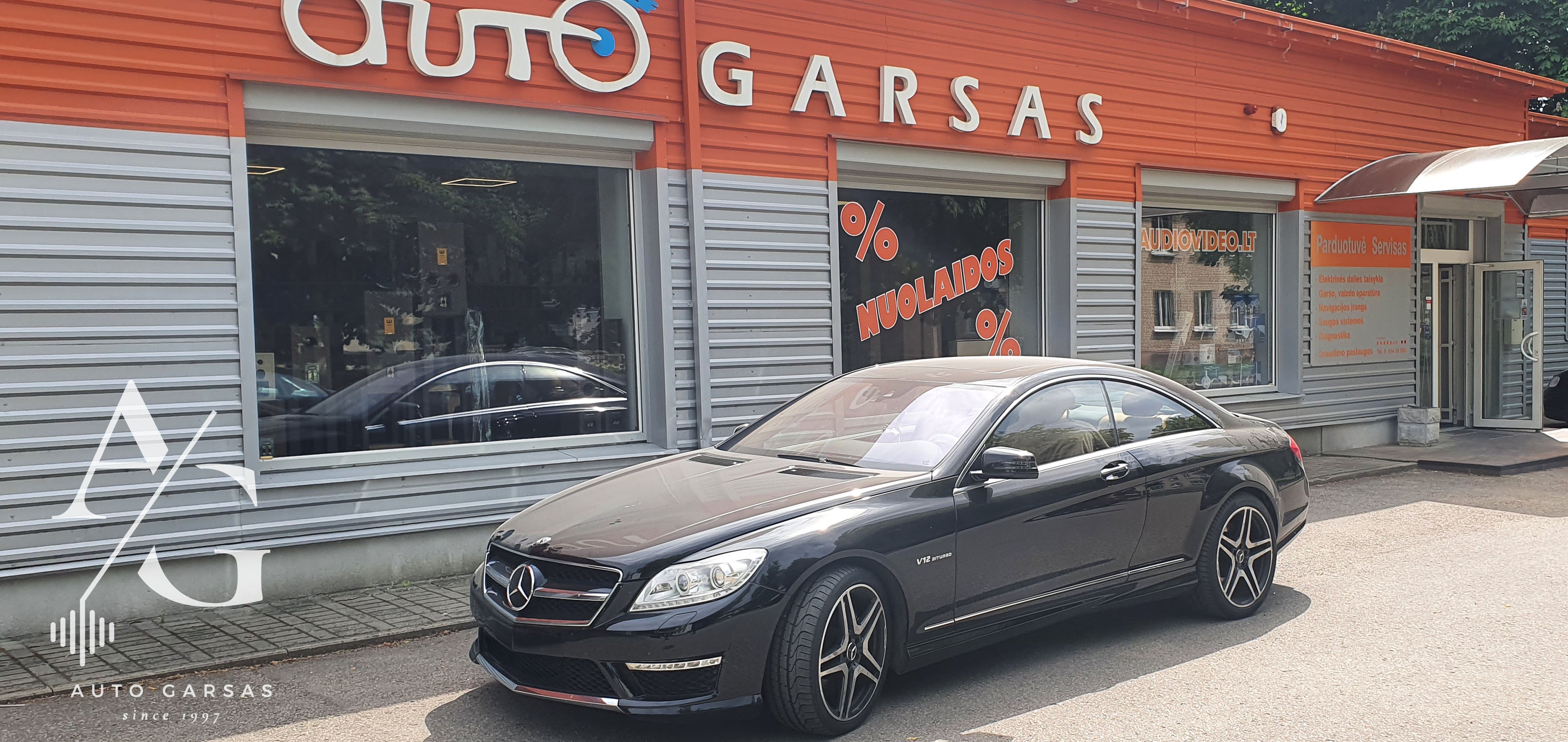 Mercedes-Benz CL 65 AMG - garso aparatūra