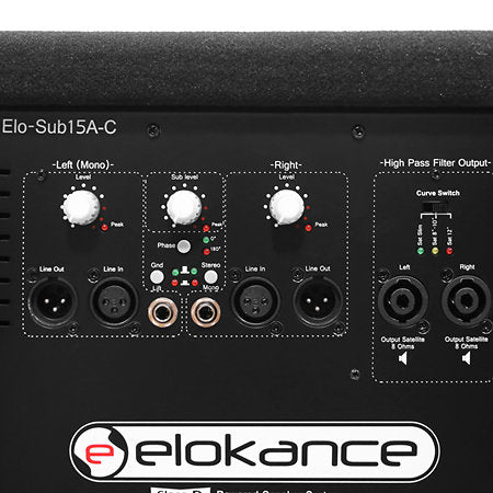 Elokance ELO 800C, kompaktiška DJ garso sistema 800W RMS