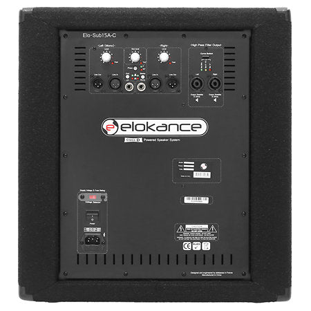 Elokance ELO 800C, kompaktiška DJ garso sistema 800W RMS