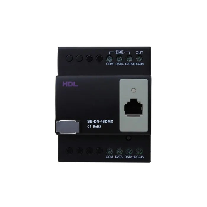 48 adresų DMX signalo valdiklis HDL-SB-DN-48DMX
