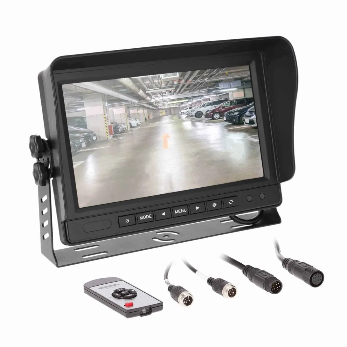 AHD 10" 2-jų kamerų LCD monitorius