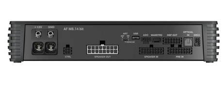 Audison AF M8.14 bit, 8x140W high-end DSP amplifier