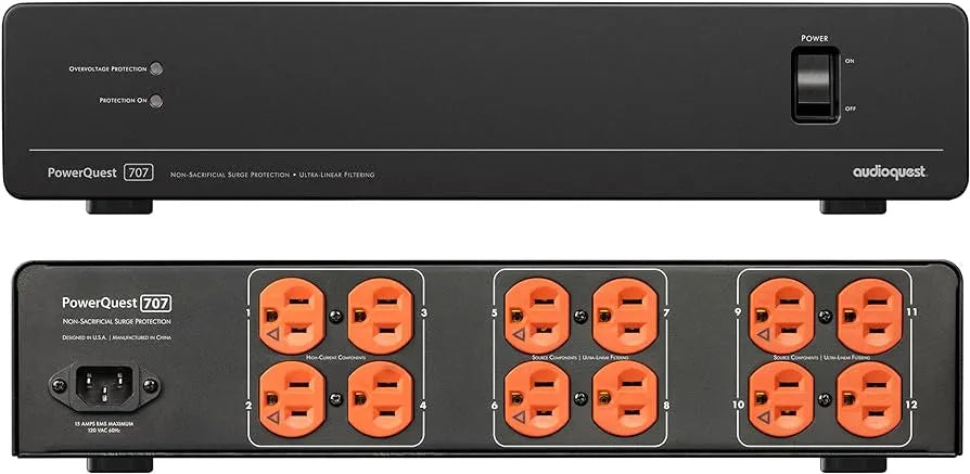 AudioQuest PowerQuest 707, maitinimo filtras