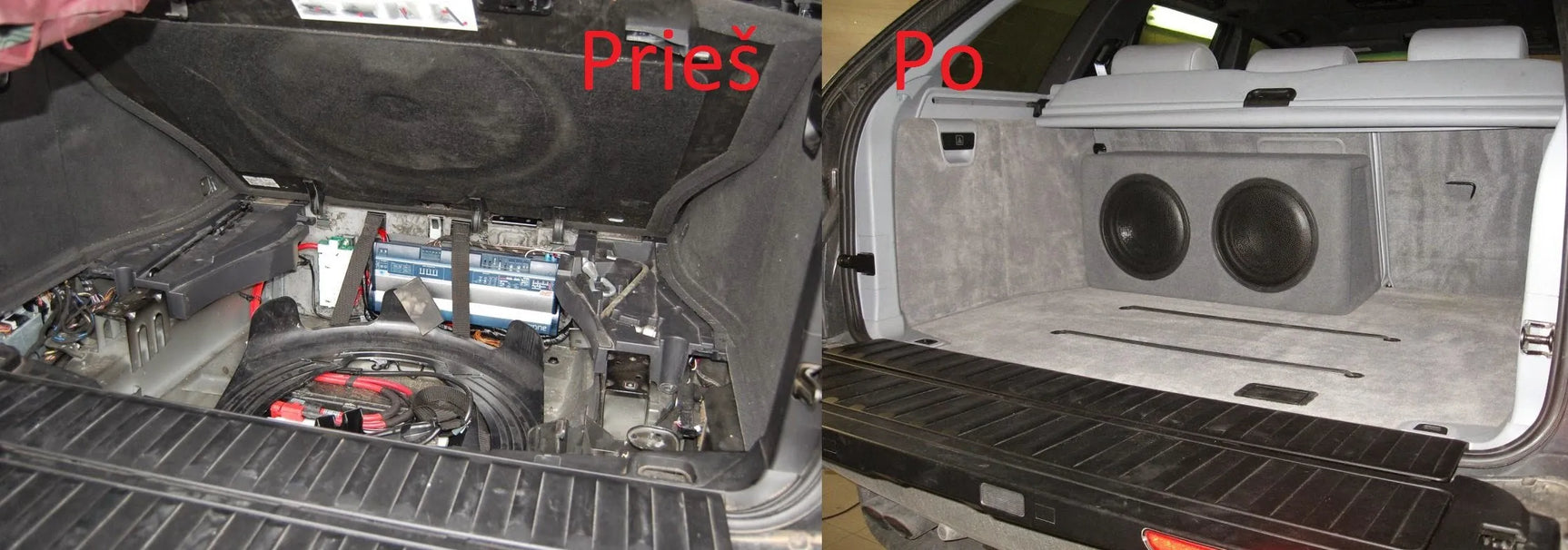 BMW X5 E53 garso aparatūra