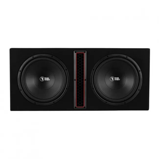 Bass Habit Play 212 2x12tum, žemų dažnių garsiakalbis su stiprintuvu