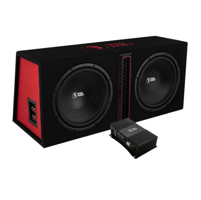 Bass Habit Play 212 2x12tum, žemų dažnių garsiakalbis su stiprintuvu