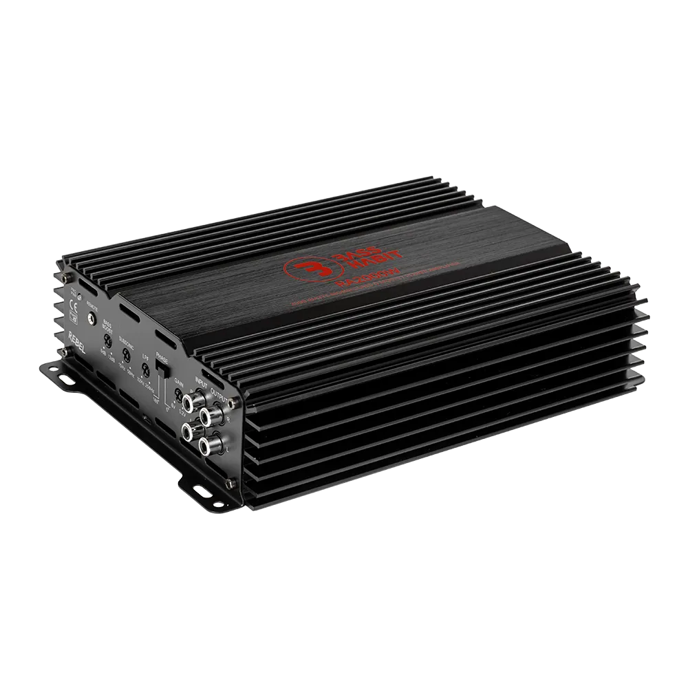 Bass Habit Rebel RA2000W, mono automobilinis garso stiprintuvas 1000W