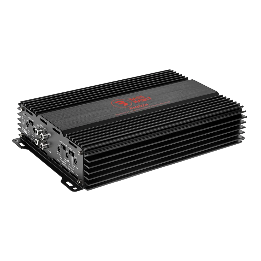 Bass Habit Rebel RA800W, 4-rių kanalų automobilinis garso stiprintuvas 4x100W