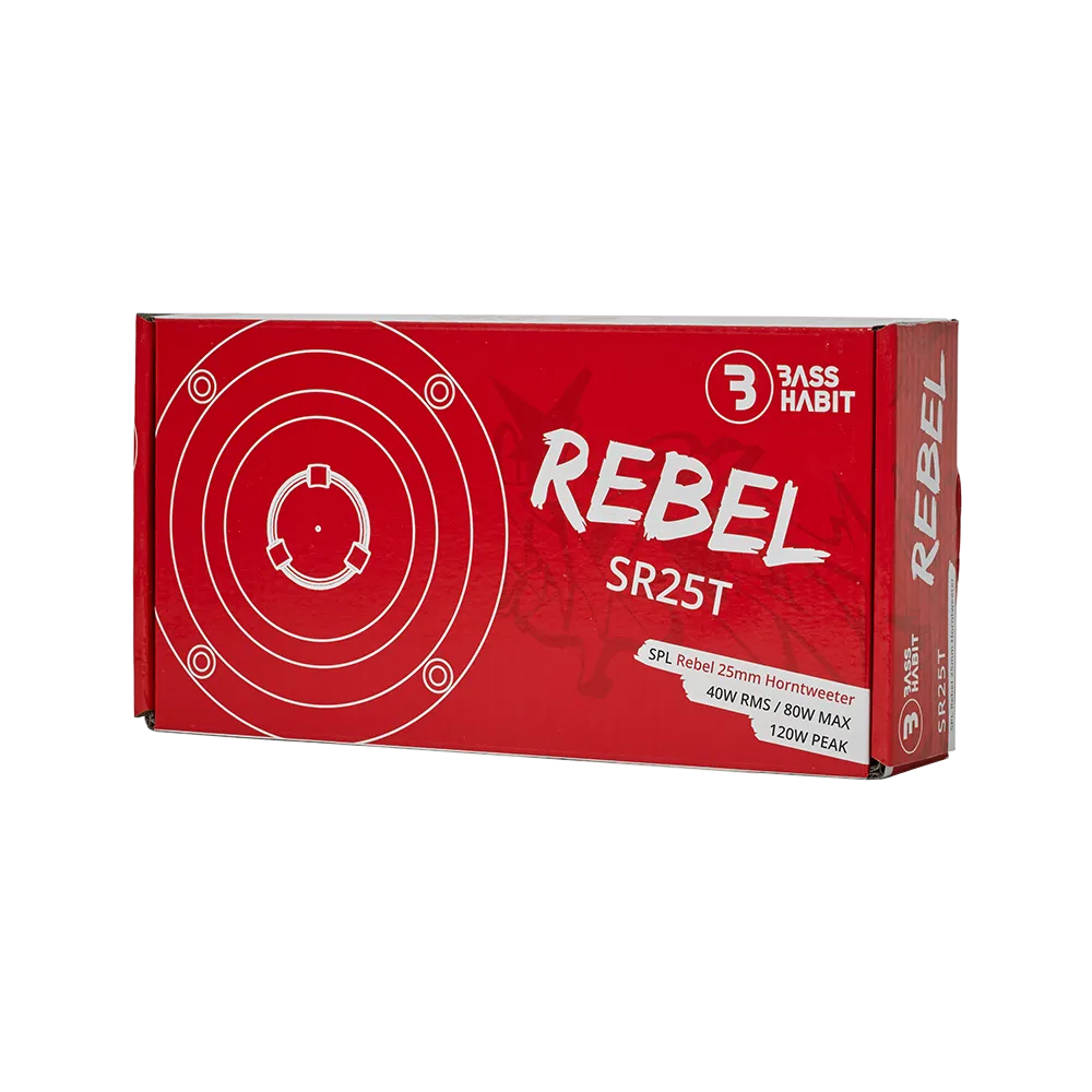 Bass Habit Rebel SR25T, automobiliniai aukštų dažnių garsiakalbiai