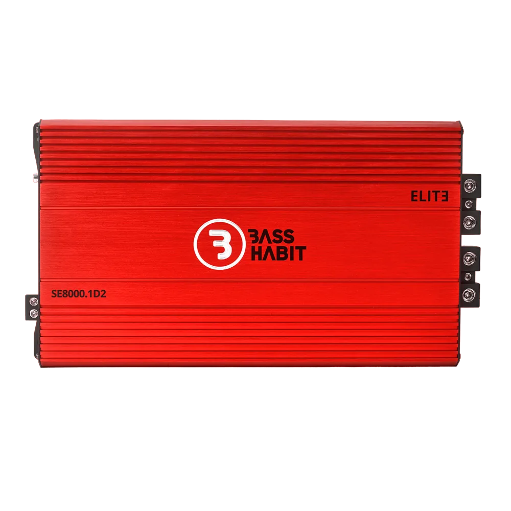 Bass Habit SPL ELITE 8000.1D2, mono automobilinis garso stiprintuvas