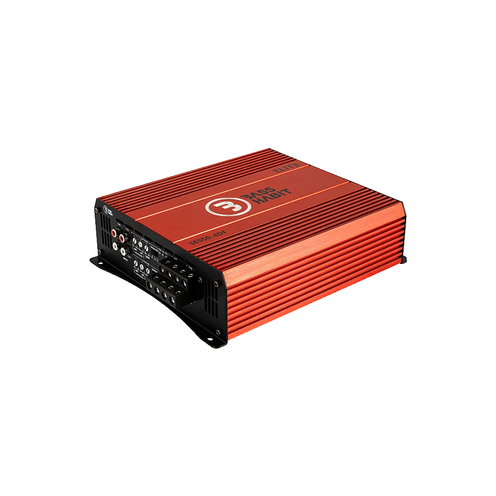 Bass Habit SPL Elite 550.4DF, 4-rių kanalų automobilinis garso stiprintuvas
