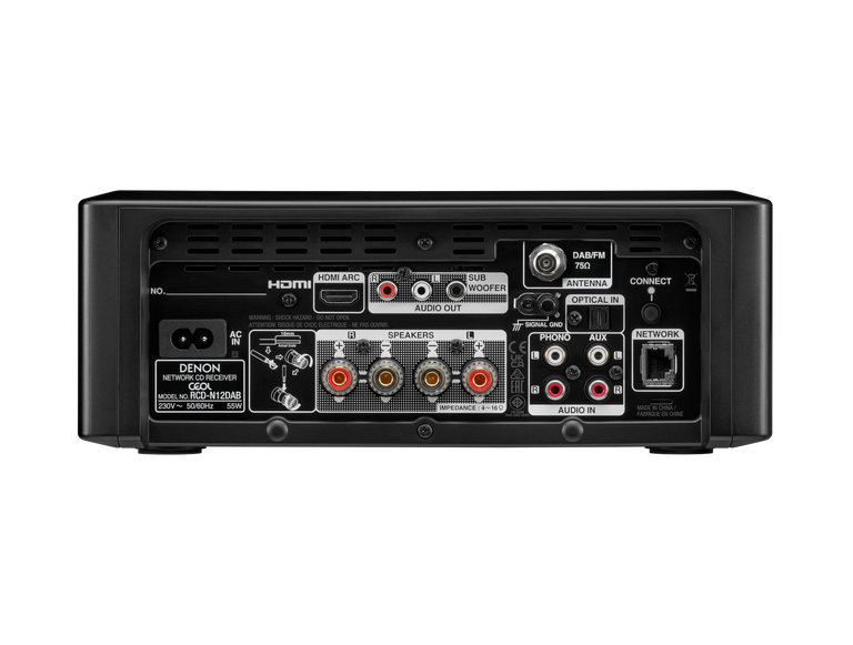Denon CEOL N12DAB, Home Hi-Fi sound system with CD player, HEOS, FM/DAB+ tuner