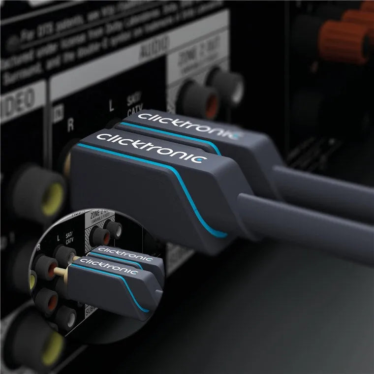 Clicktronic (2 m.), RCA signalinis koaksialinis audio kabelis