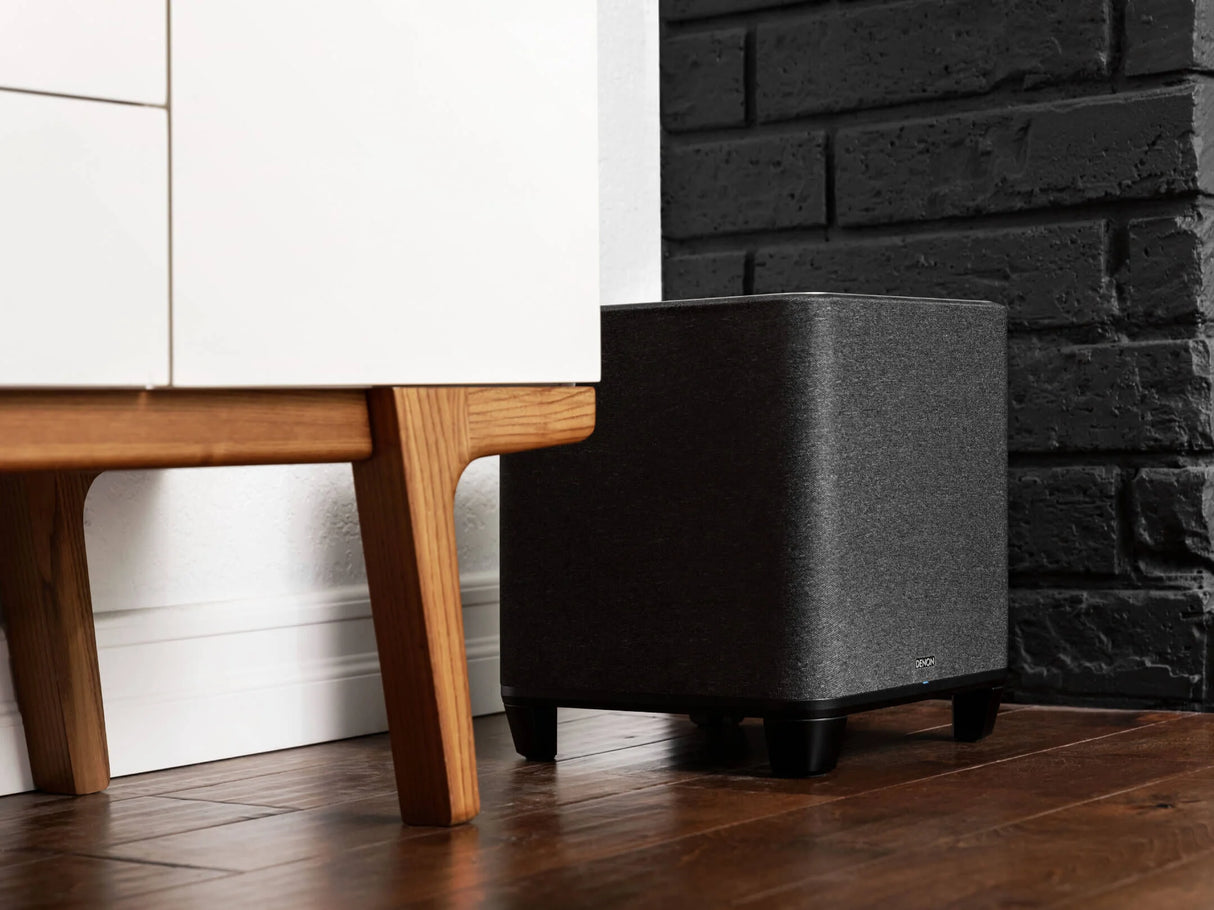 DENON HOME SUBWOOFER, žemų dažnių garso kolonėlė su HEOS