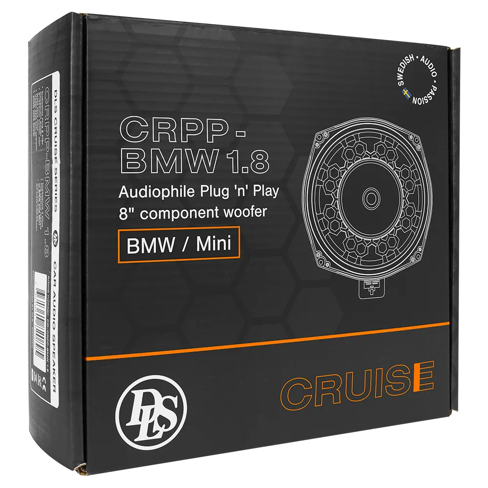 DLS Cruise CRPP-BMW1.8, žemų dažnių garsiakalbis skirtas BMW ir MINI