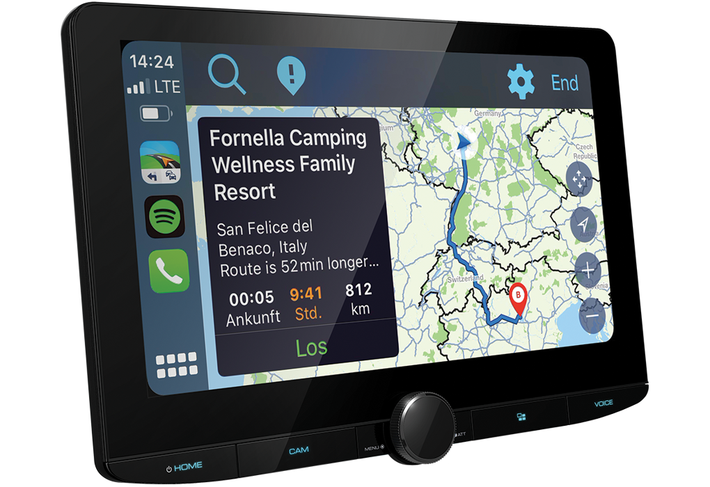 Kenwood DMX9724XDS, 10.1" multimedija su CarPlay, Android Auto ir DAB+