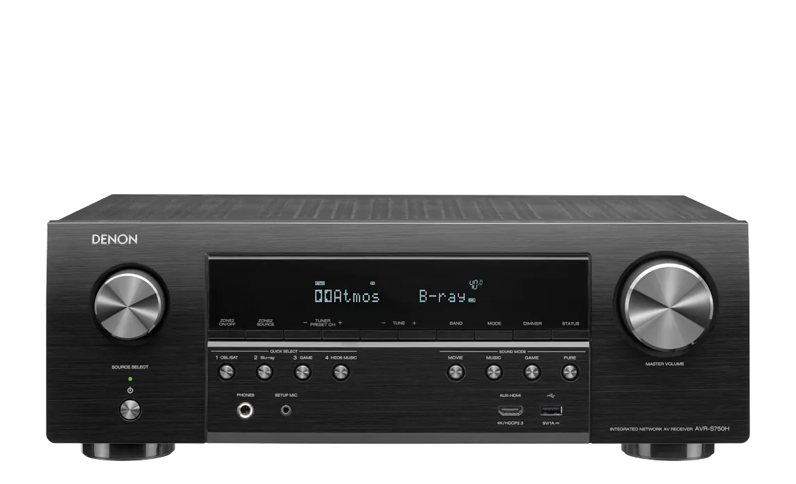 Denon AVR-S750H, AV resyveris- stiprintuvas