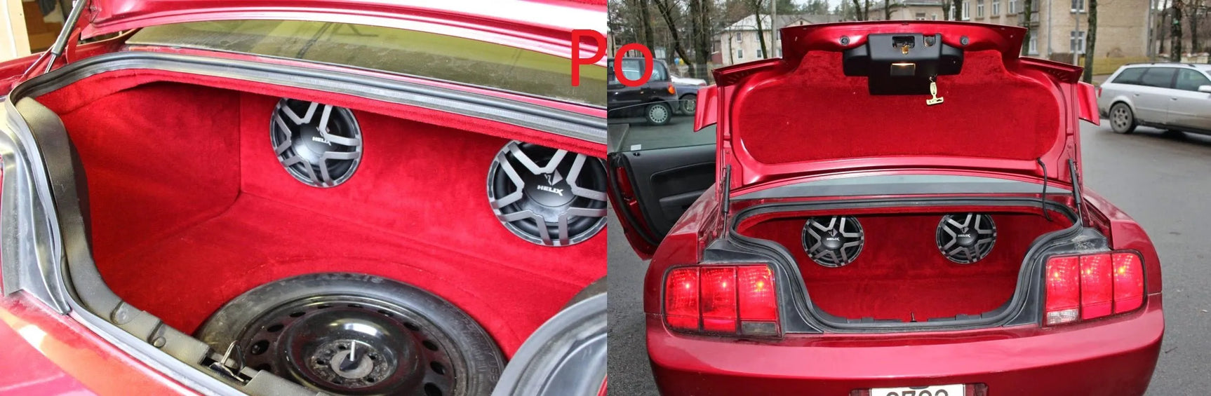 Ford Mustang garso aparatūra