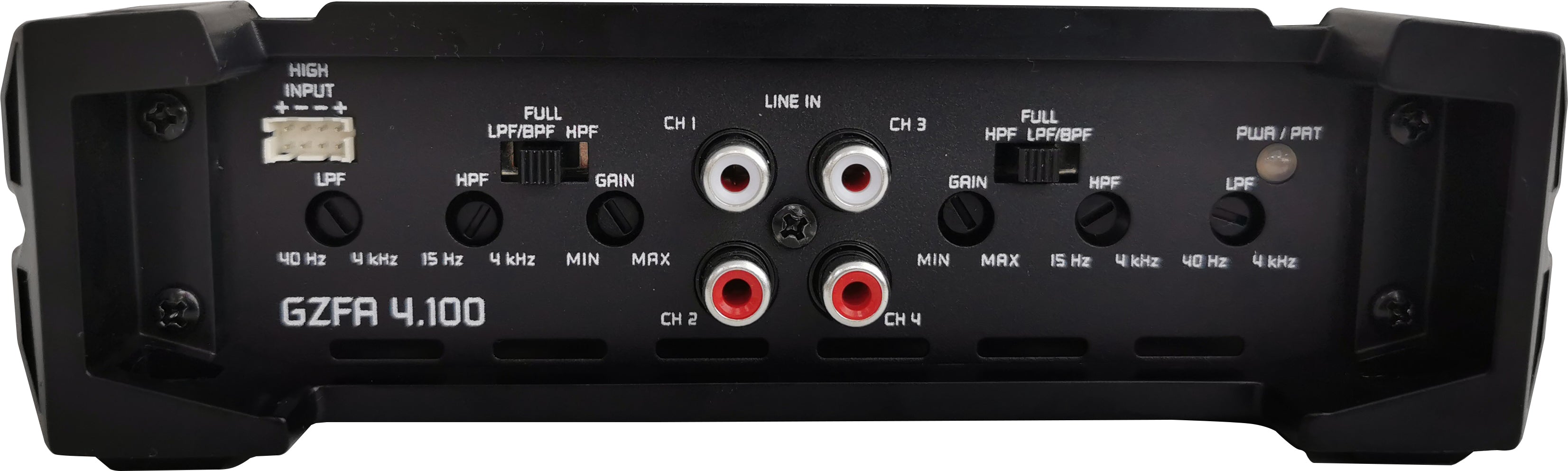 Ground Zero GZFA 4.100, автомобильный аудиоусилитель