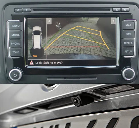 Galinio vaizdo kamerų montavimas