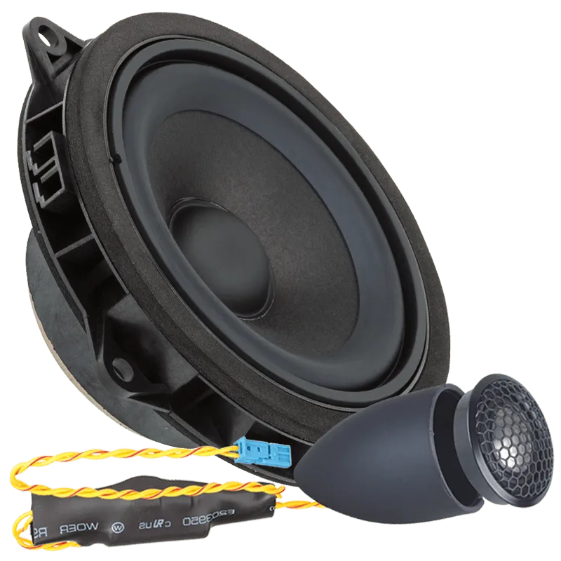 Garsiakalbiai Ground Zero GZCS 100MINI, 10 cm, komponentai, 100W, 2-jų