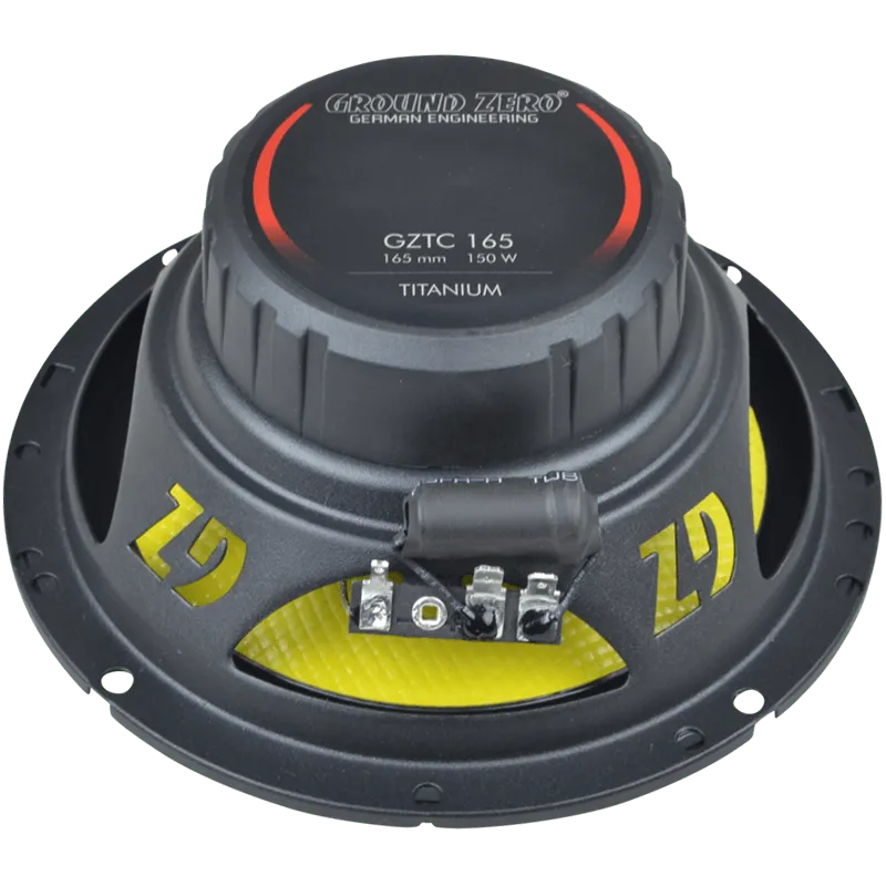 Garsiakalbiai Ground Zero GZTC 165, 16.5 cm, komponentai, 150W, 2-jų juostų
