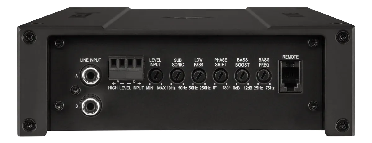 Garso stiprintuvas Helix M ONE, 1200W, puikiai tinkantis žemų dažnių garsiakalbiui