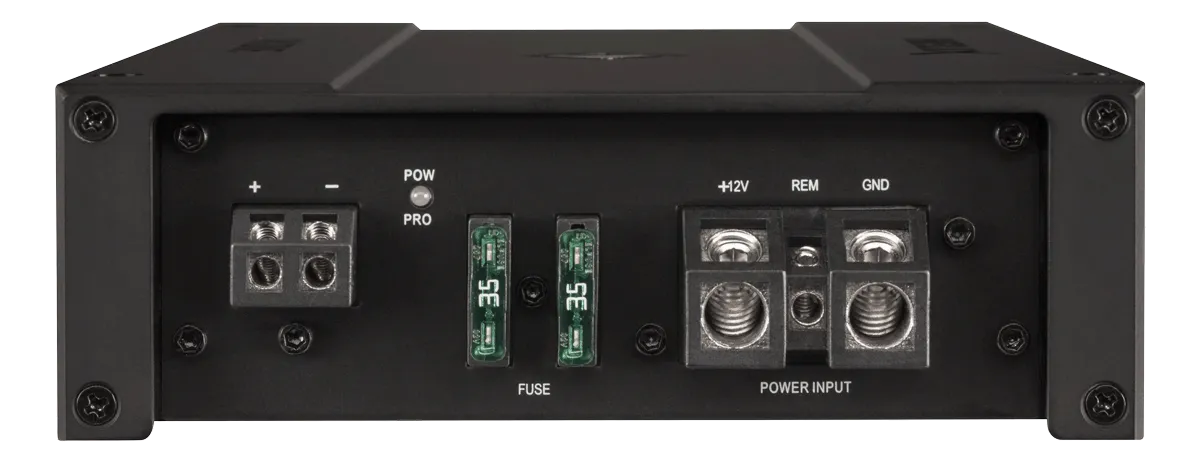 Garso stiprintuvas Helix M ONE, 1200W, puikiai tinkantis žemų dažnių garsiakalbiui