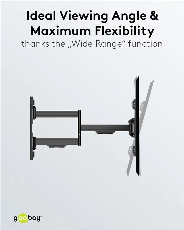 Goobay FULLMOTION (L), TV laikiklis wall mount Pro iki 70kg.