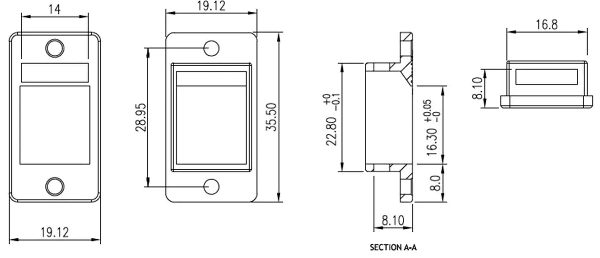 Goobay Keystone, laikiklis- apvadas įrenginių montavimui