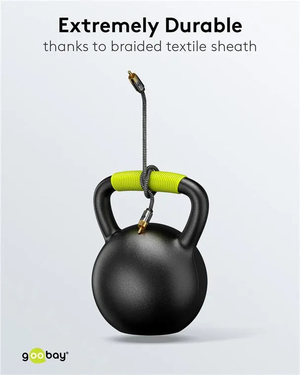 Goobay Mono RCA, kabelis, 10m