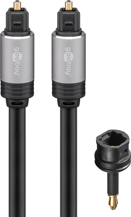 Goobay Plus 3 m ilgio Toslink optinis skaitmeninės audio jungties kabelis