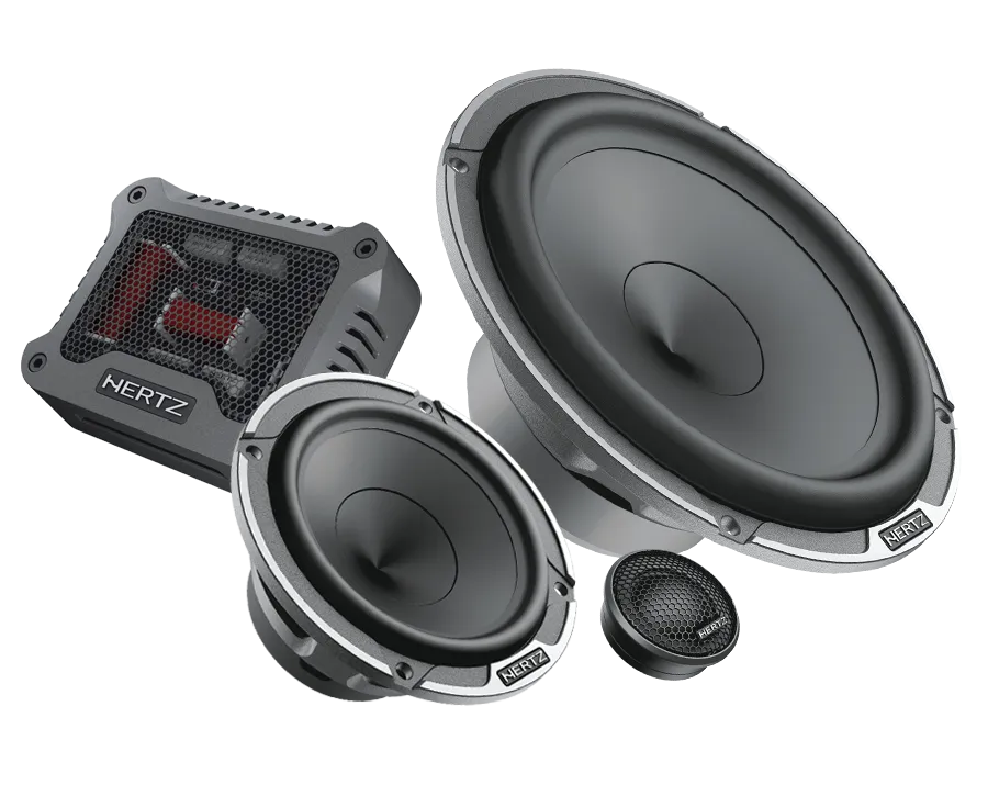 Hertz MPK 163.3 PRO, 3-jų juostų komponentiniai garsiakalbiai