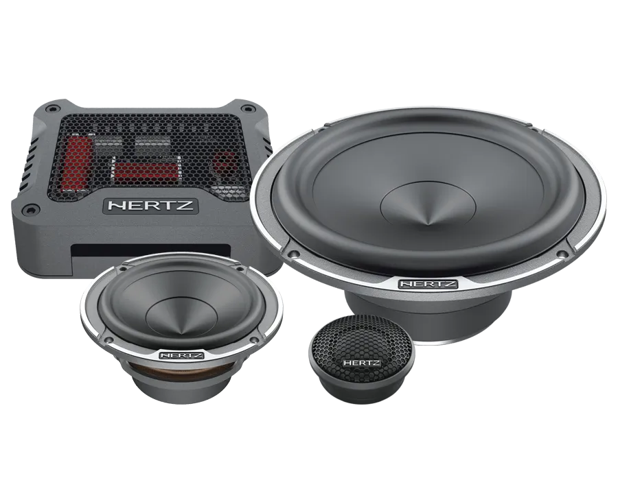Hertz MPK 163.3 PRO, 3-jų juostų komponentiniai garsiakalbiai