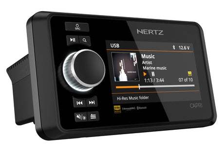 Hertz CAPRI, 4.3" Marine multimedija su Bluetooth, USB, DAB+