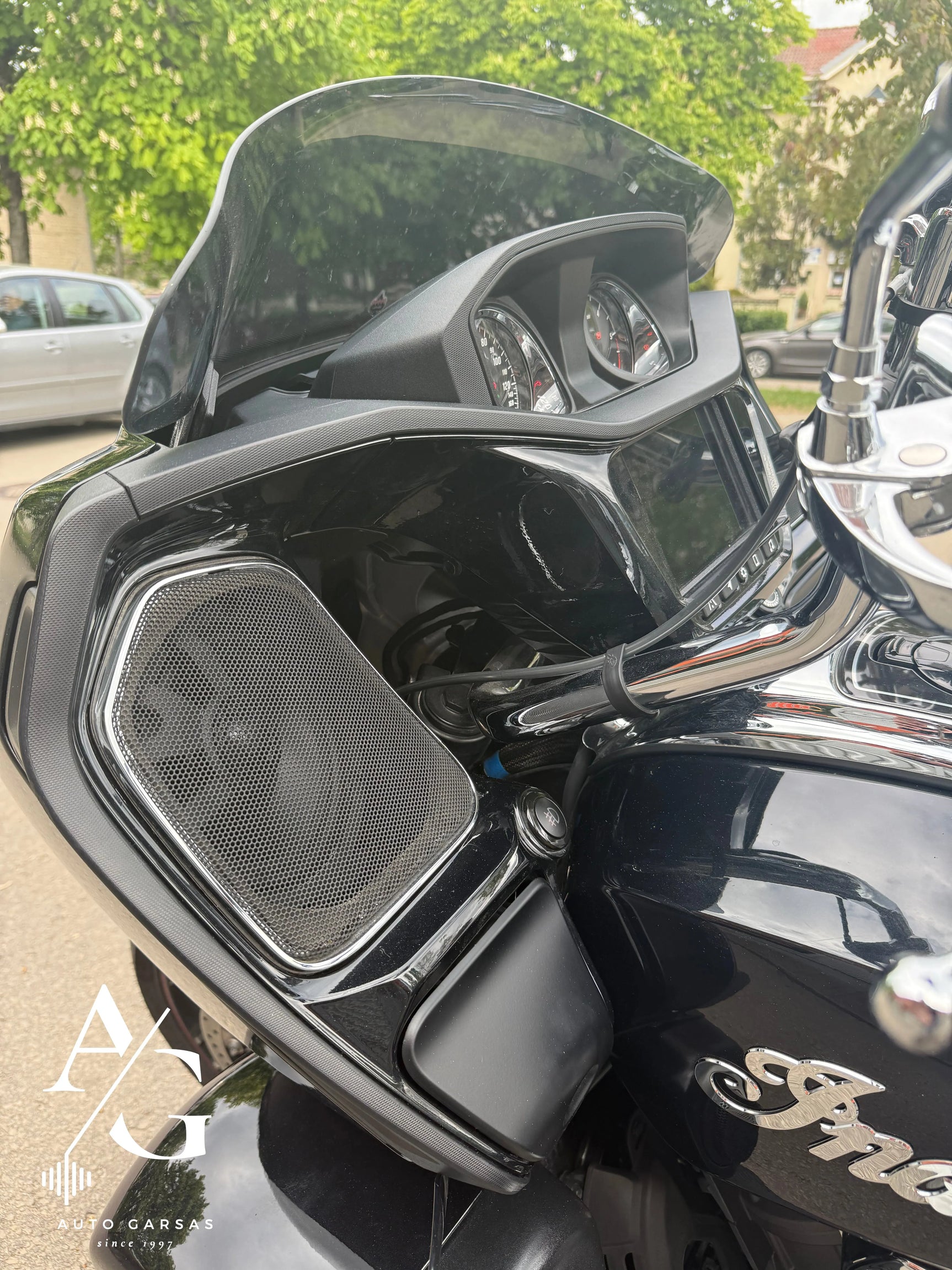 Indian motociklas, garso aparatūra 2025m