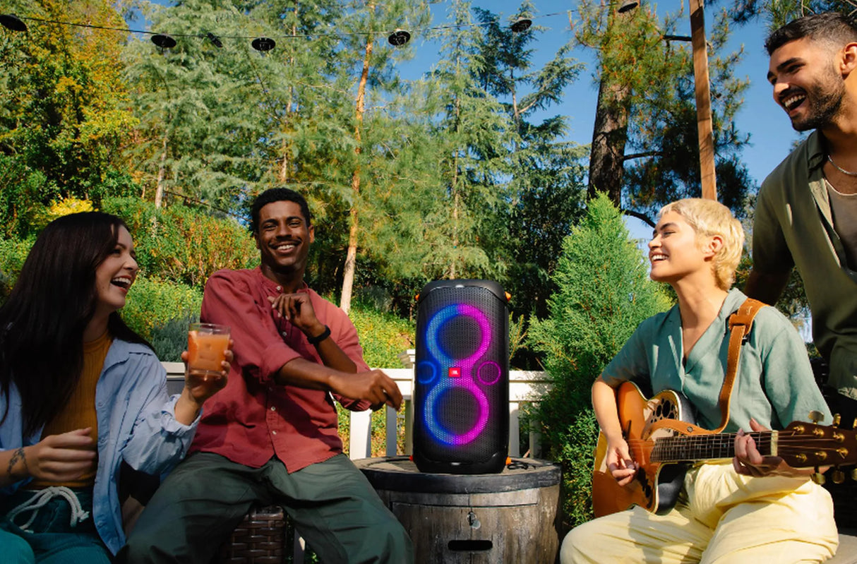 JBL PartyBox 110, nešiojama garso sistema su apšvietimu