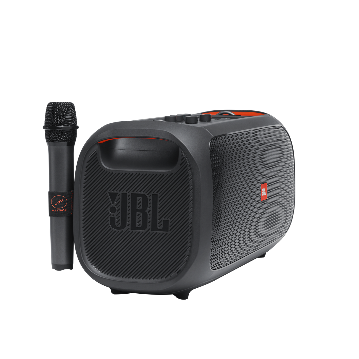 JBL PartyBox On-The-Go, nešiojama garso kolonėlė su mikrofonu