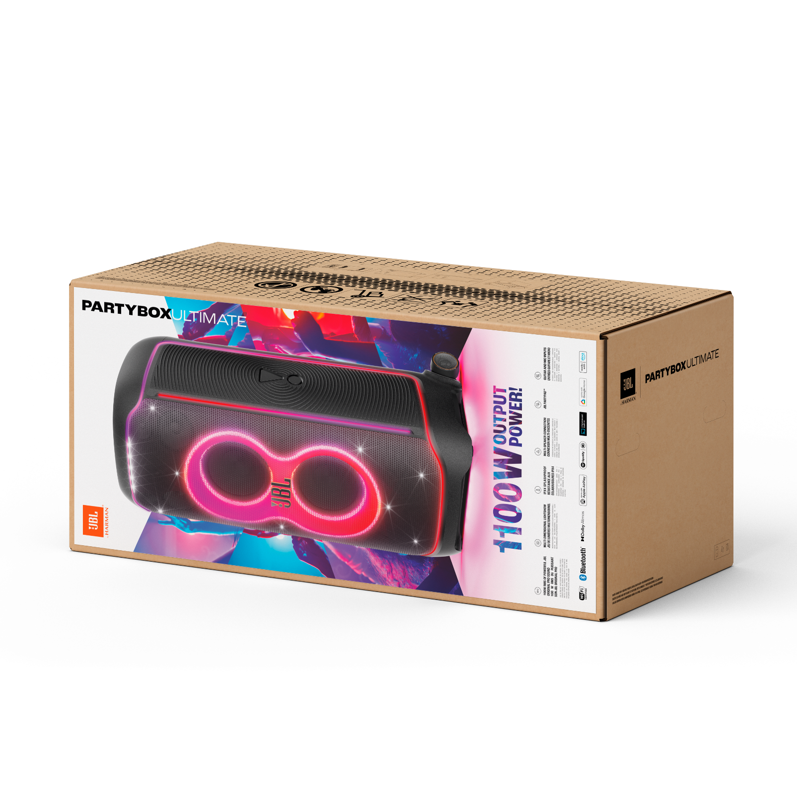 JBL PartyBox Ultimate, galinga nešiojama garso kolonėlė, 1100W