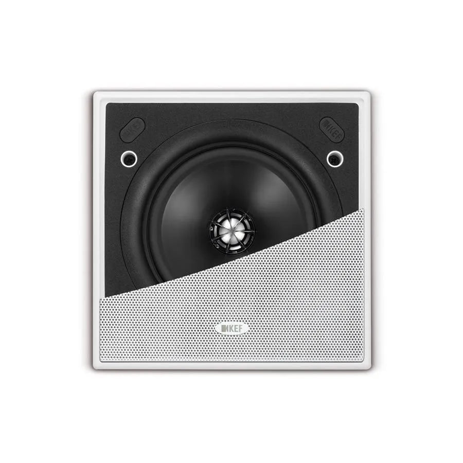 KEF Ci130QS, architektūrinis garsiakalbis (montavimo gylis: 77.9mm)