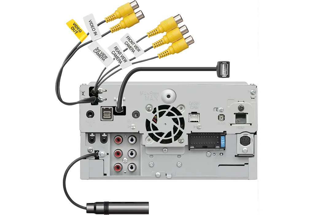 KENWOOD DMX9720XDS, 10.1" automobilinė multimedija HDMI