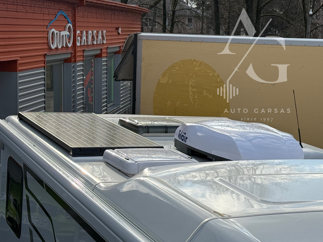 2025 Kemperis Mercedes Hymer, garso aparatūra, saulės baterija, kondicionierius