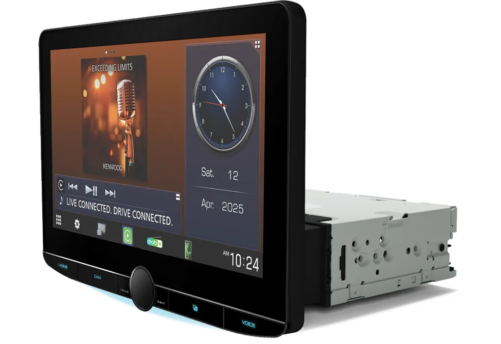 Kenwood DMX9724XDS, 10.1" multimedija su CarPlay, Android Auto ir DAB+