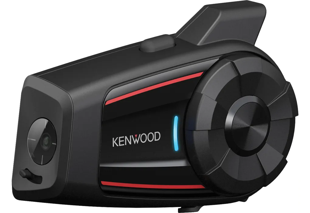 Kenwood KCA-HX7C, motociklams skirta Bluetooth komunikacijos ir įrašymo sistema ant šalmo