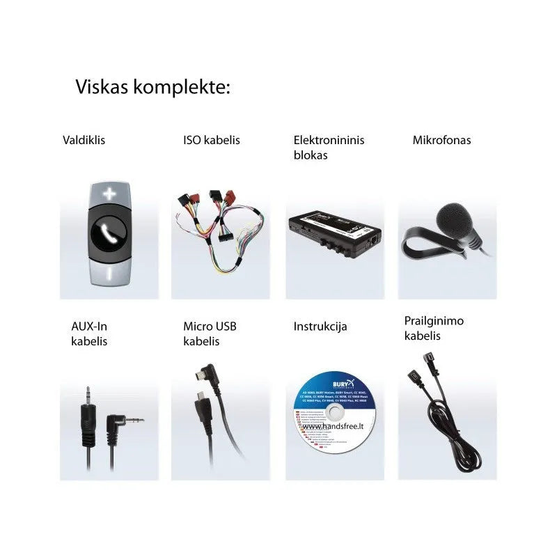 Laisvų rankų įranga Bury CC 9048