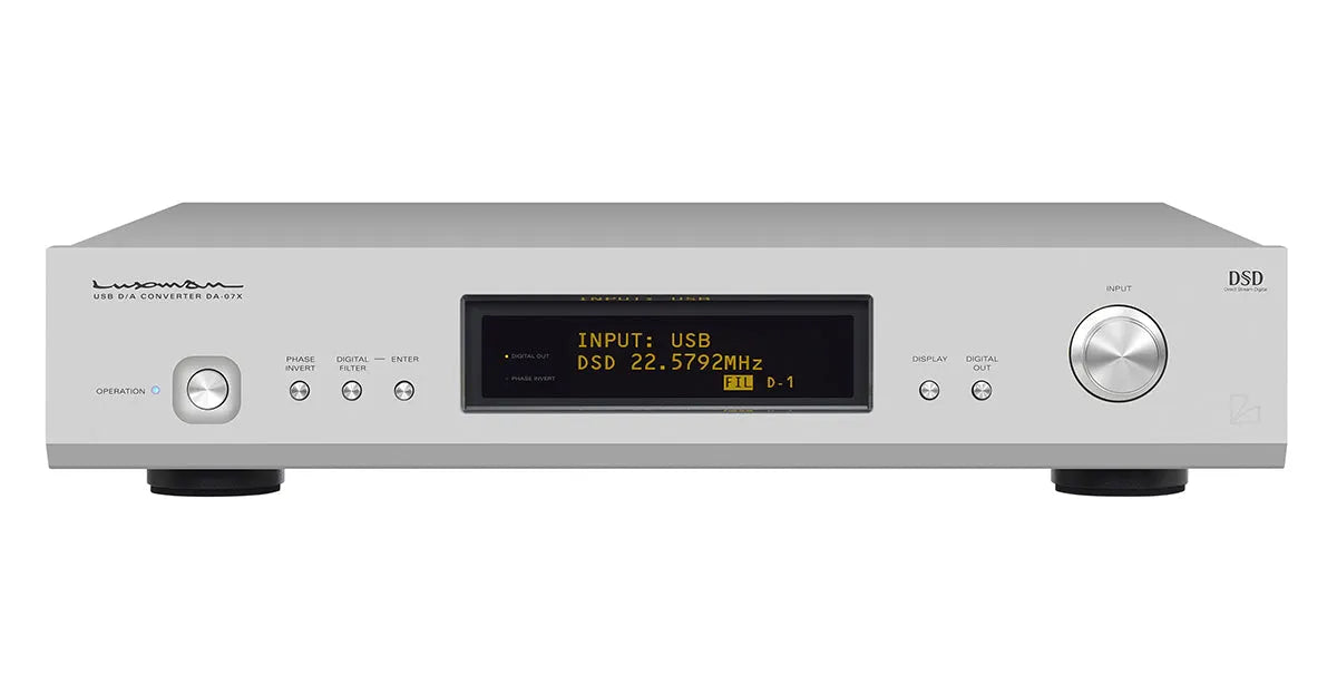 Luxman DA-07X, aukštos raiškos USB DAC (skaitmeninis į analoginį garso keitiklis)