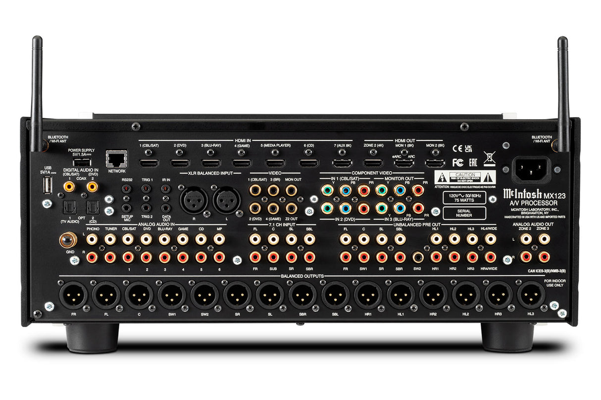 McIntosh MX123, A/V namų kino procesorius