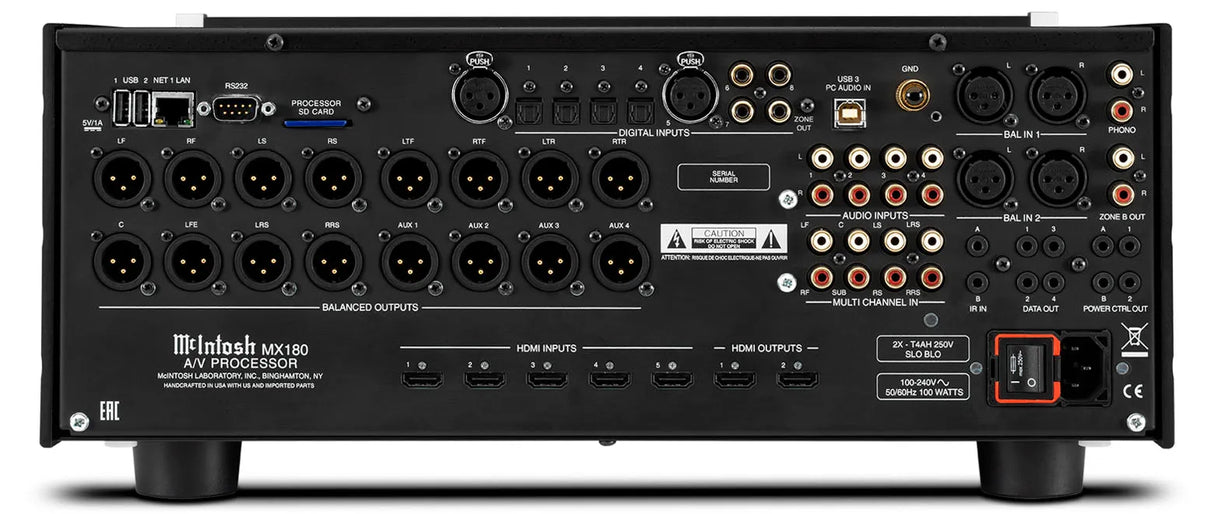 McIntosh MX180, A/V namų kino procesorius